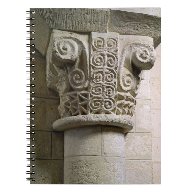 Carnet Colonne découpée décorée des crosses et des (Devant)