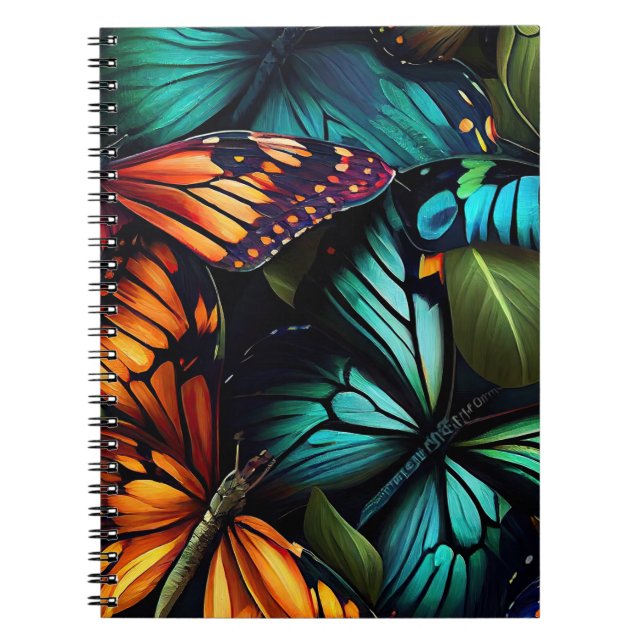 Carnet Color Burst – Butterflies in Motion (Devant)