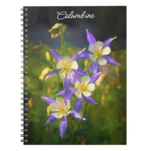 Carnet Colorado Blue Columbine Peinture - Art original