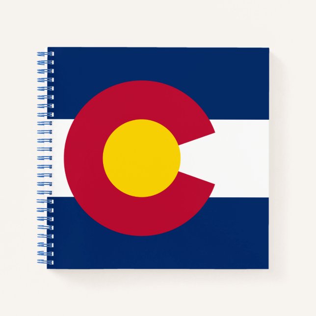 Carnet Colorado : Le drapeau américain du centenaire (Devant)