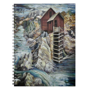 Carnet Colorado Montagnes Rocheuses Rivière Monogram