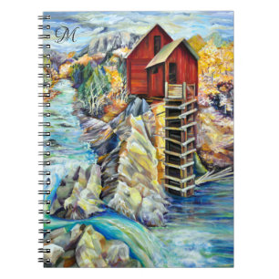 Carnet Colorado Montagnes Rocheuses Rivière Monogram