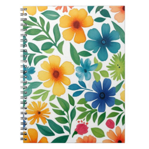 Carnet coloré à l'aquarelle