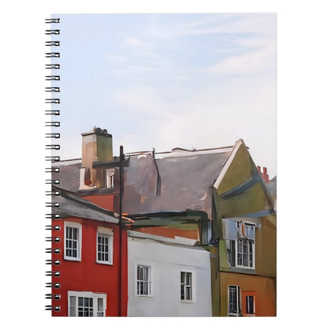 Carnet coloré de la rue Townhouse (Devant)