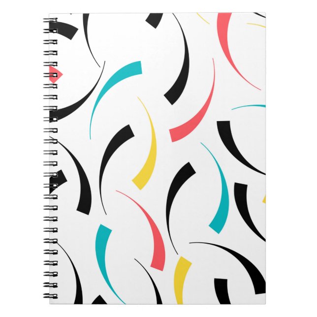 Carnet Coloré, gai, moderne, graphique urbain tendance (Devant)