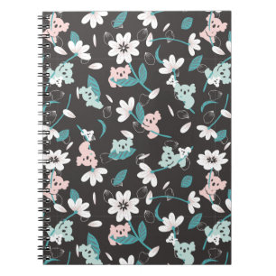 Carnet Coloré Koala Motif mignon animal et floral
