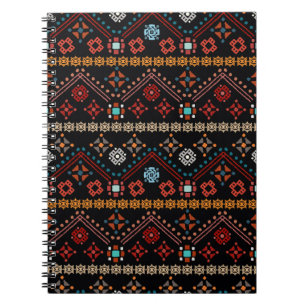Carnet Coloré tribal ethnique sans couture motif