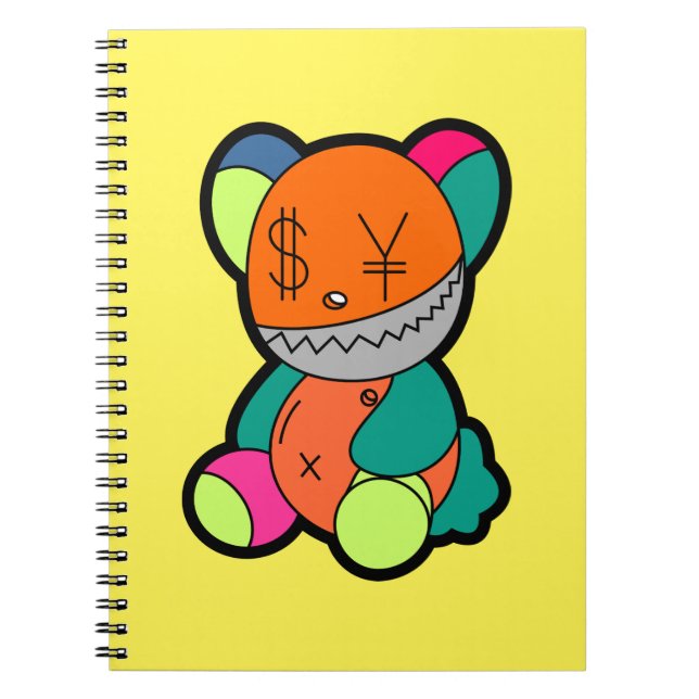 Carnet Colorful bear (Devant)