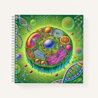 Carnet Colorful Biology Illustration for Science Lovers