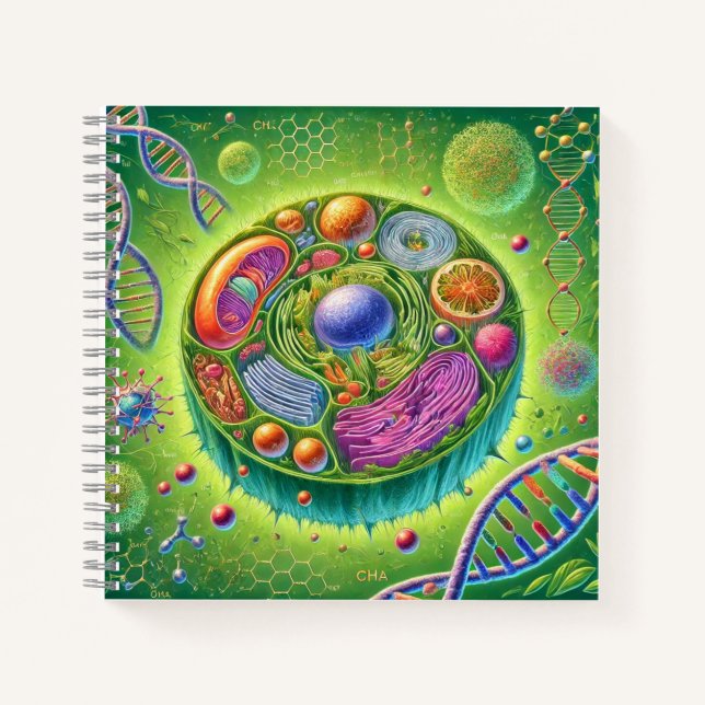 Carnet Colorful Biology Illustration for Science Lovers (Devant)