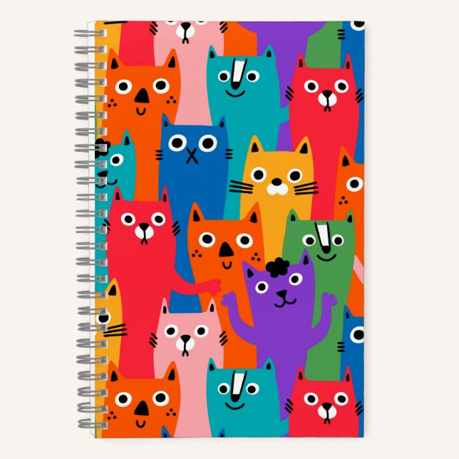Carnet Colorful cats (Recto)