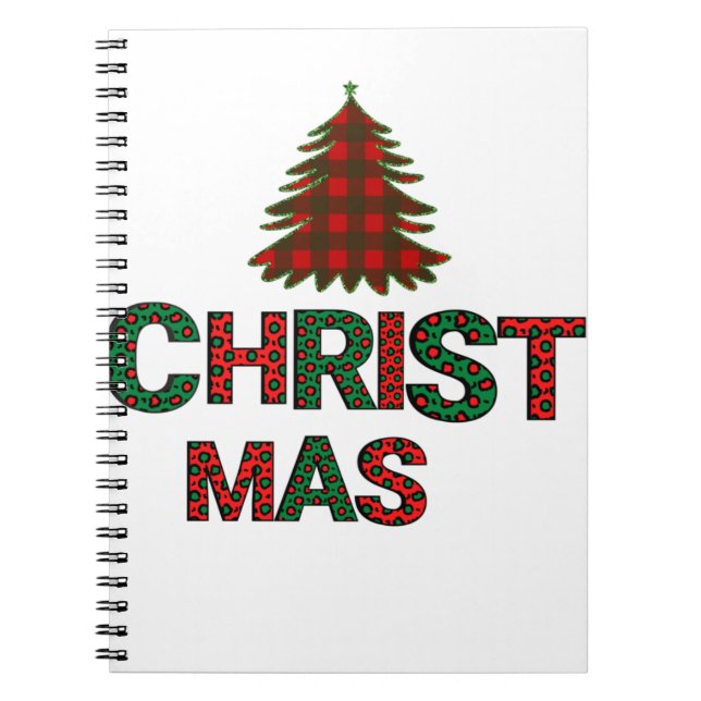Carnet Colorful Christmas Tree (Devant)