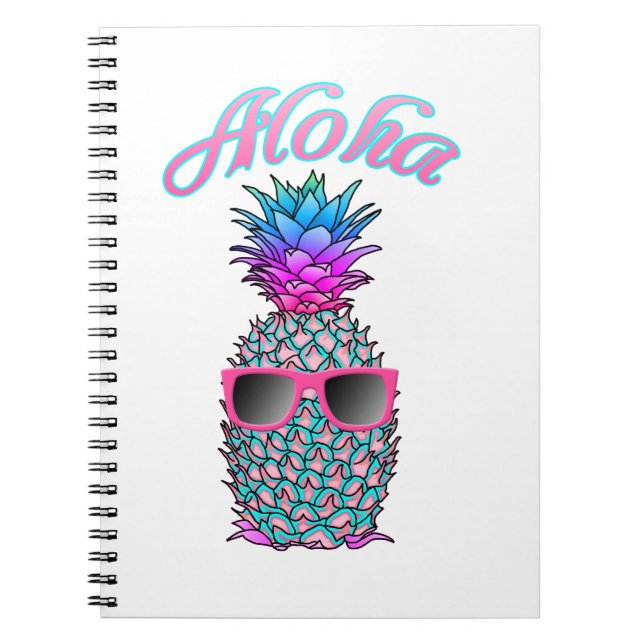 Carnet Colorful Hawaiian aloha (Devant)