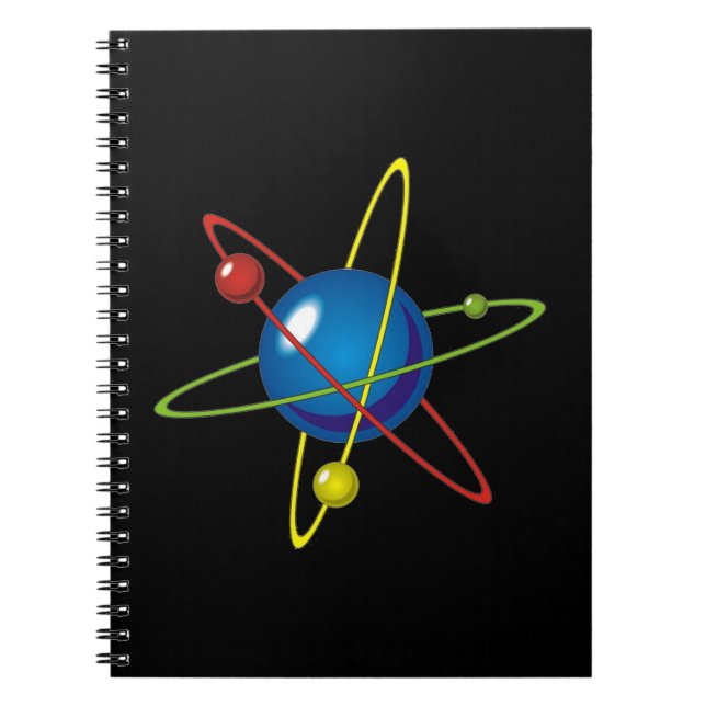 Carnet Colorful Model of the Atom (Devant)