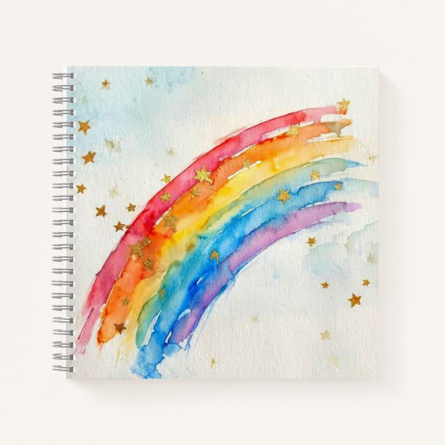 Carnet Colorful Rainbow Notebook.  (Devant)