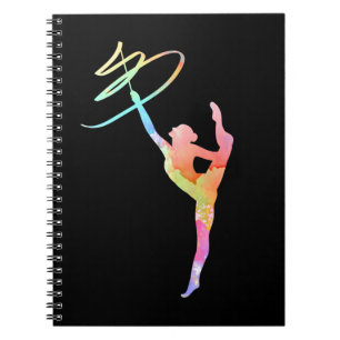Carnet Colorful Rhythmic Gymnastics Girl