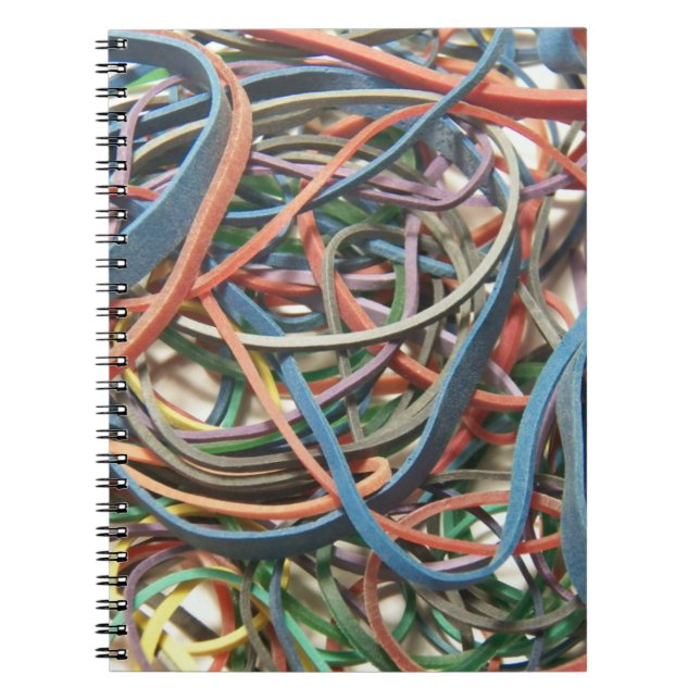 Carnet Colorful Rubberbands Notebook (Devant)