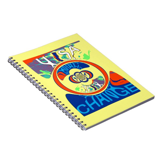 Carnet Colorful USA Change : Un design festif (Côté Droit)