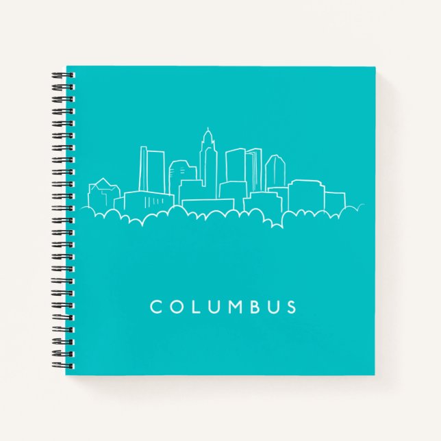 Carnet Columbus, Ohio Skyline (Devant)