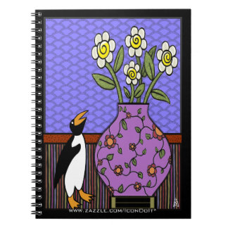 Carnet Comme un pingouin aux jonquilles
