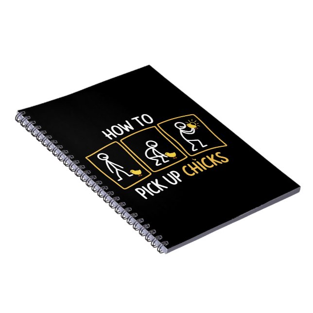 Carnet Comment draguer les filles Drôle Sarcasme Sarcasme (Côté Droit)