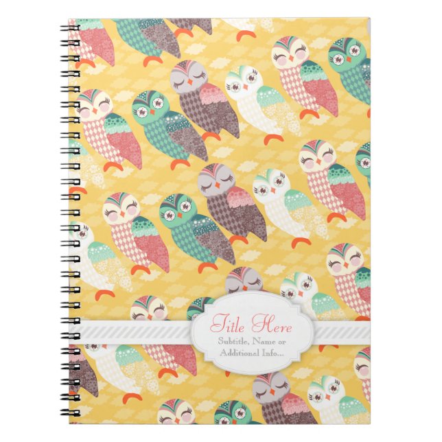 Carnet Comment maintenant petits hiboux ? Texte fait sur (Devant)