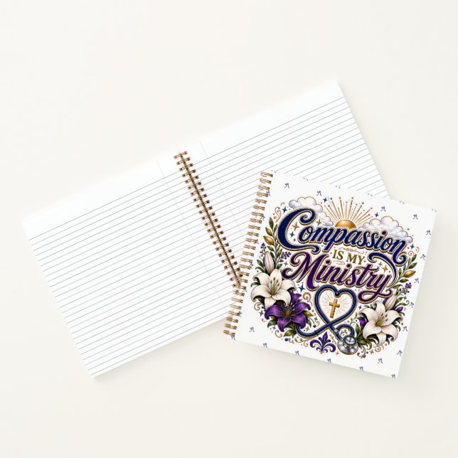 Carnet Compassion est mon ministère Infirmière chrétienne (Intérieur)