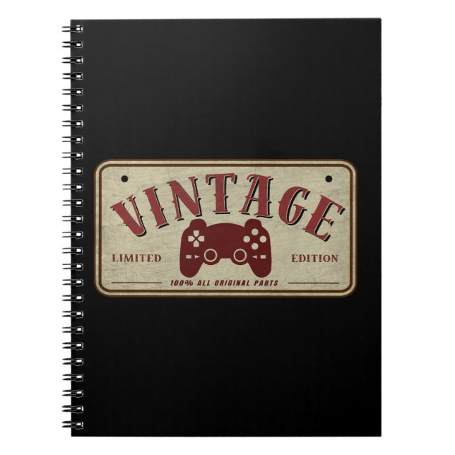 Carnet Composants originaux vintage Controller Limited Ed (Devant)