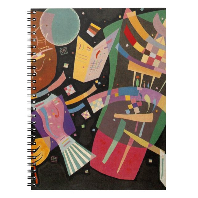 Carnet Composition 10 de Kandinsky, peinture abstraite (Devant)