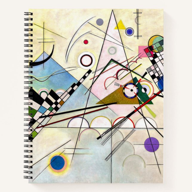 Carnet Composition 8 de Kandinsky (Devant)