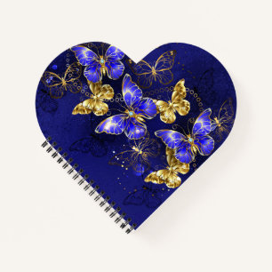 Carnet Composition avec papillons Sapphire