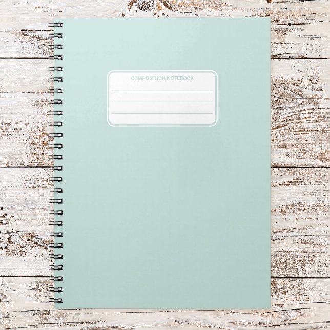 Carnet Composition de couleur unie pastel douce esthétiqu (Créateur téléchargé)