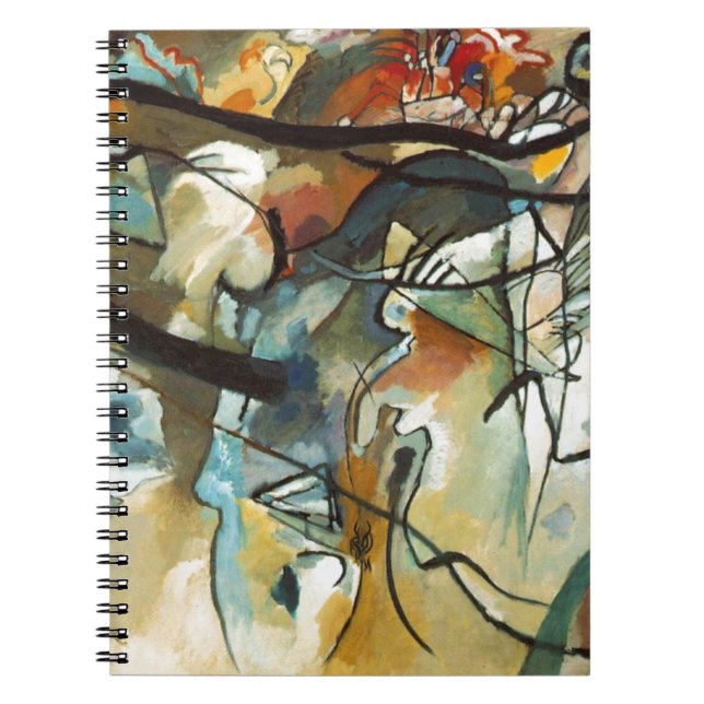 Carnet Composition de Kandinsky V Peinture Abstraite (Devant)