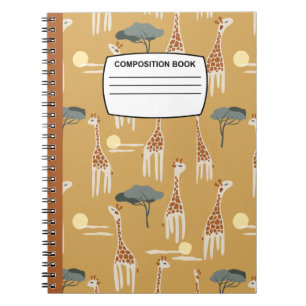 Carnet Composition en girafe