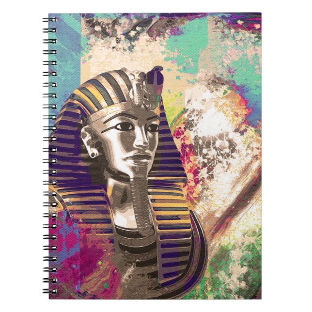 Carnet Composition en Roi Tut Mask Abstract (Devant)