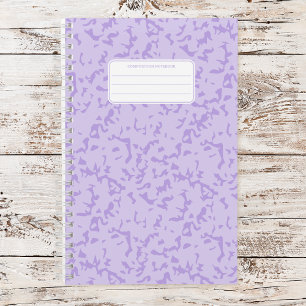 Carnet Composition esthétique de marbre pastel doux