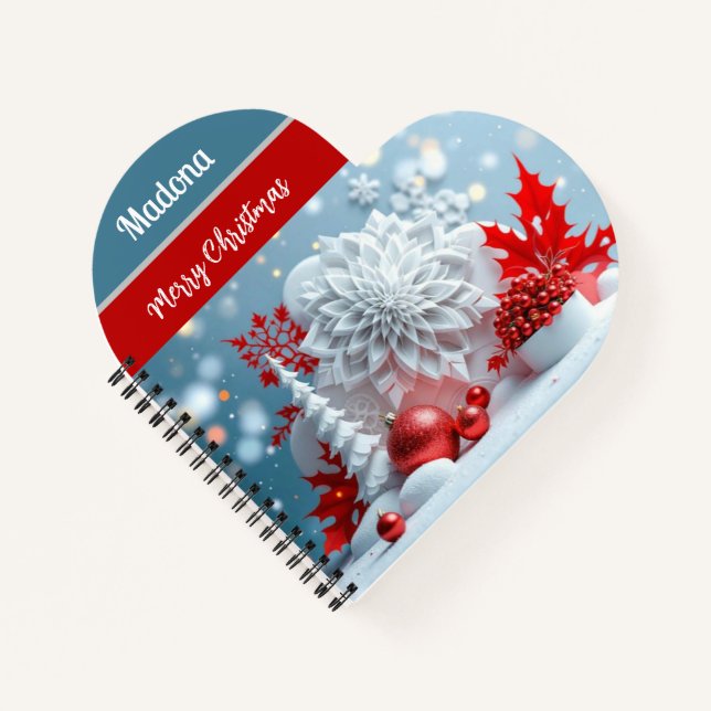 Carnet Composition Fleur d'Hiver (Devant)