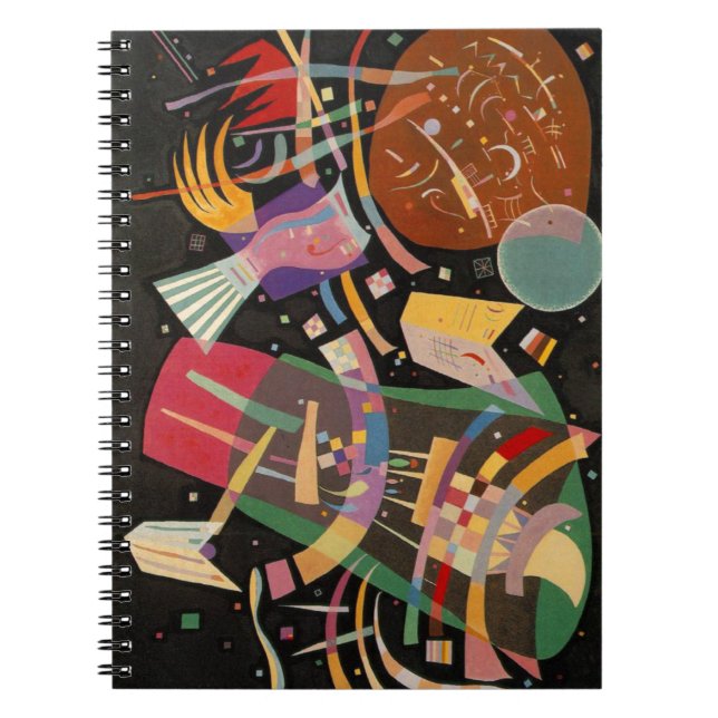 Carnet Composition Kandinsky X Oeuvre Abstraite (Devant)
