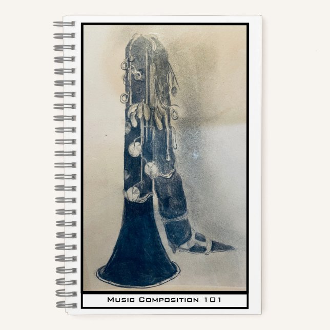 Carnet Composition musicale Clarinet aussi (Recto)