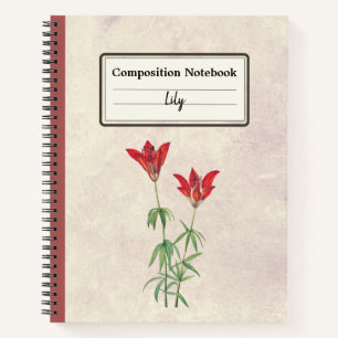 Carnet Composition personnalisée en lys de bois