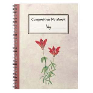 Carnet Composition personnalisée en lys de bois