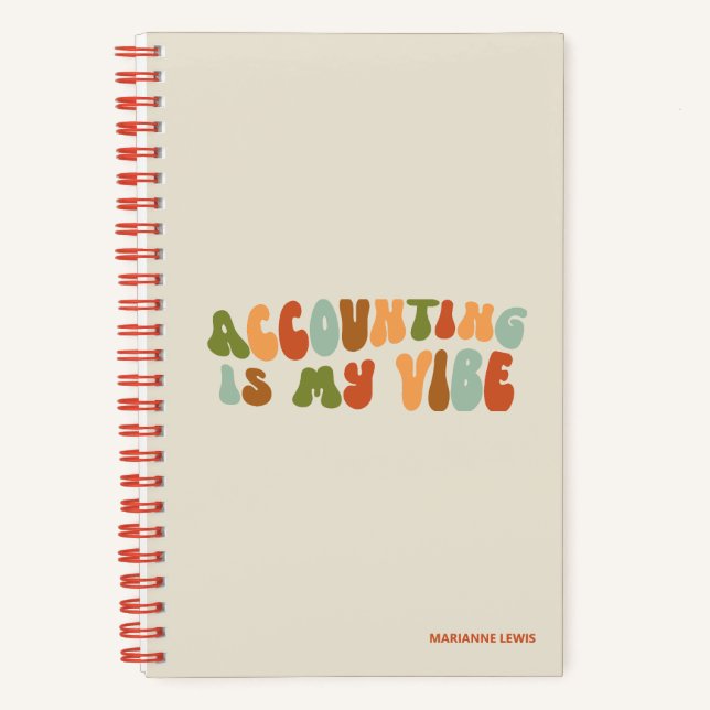 Carnet Comptabilité Groovy Est Mon Truc, Expert-Comptable (Recto)