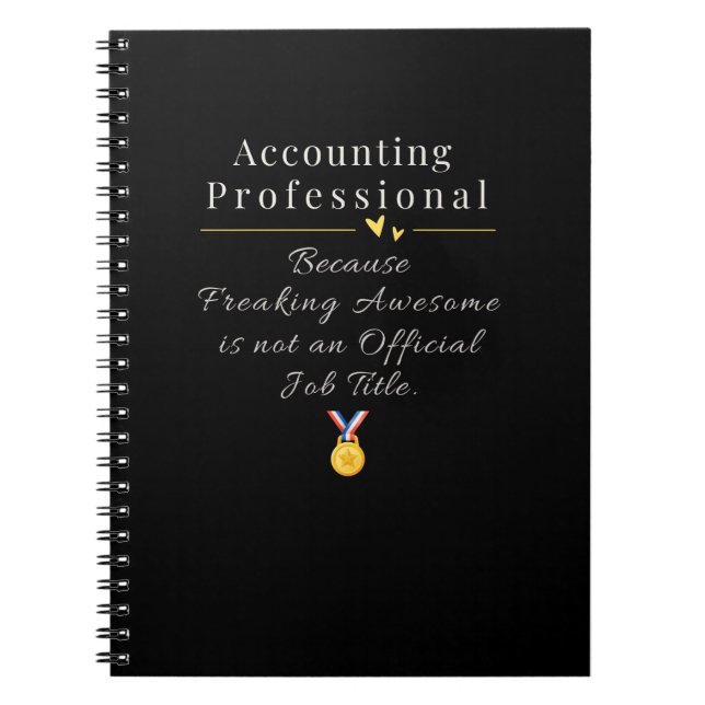 Carnet Comptable professionnel (Devant)