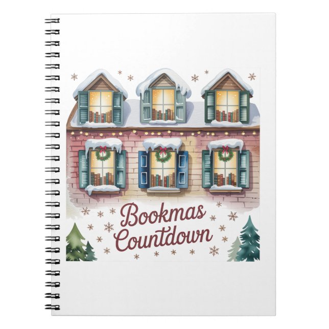 Carnet Compte à rebours Bookmas • 25 jours de lecture de  (Devant)