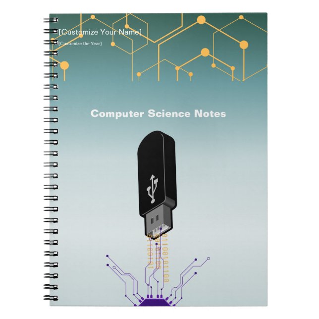 Carnet Computer Science Spiral Photo Notebook (Devant)