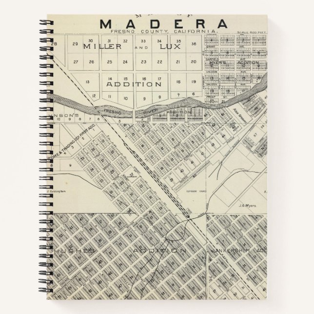 Carnet Comté de Madera, Californie 3 2 (Devant)