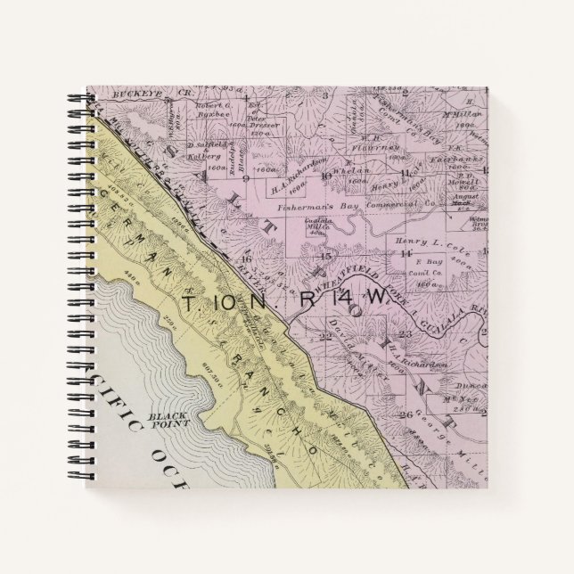 Carnet Comté de Sonoma, Californie 34 (Devant)