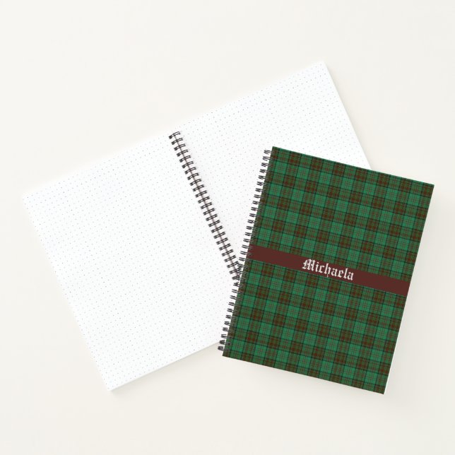 Carnet Comté d'Irlande Dublin Tartan (Intérieur)