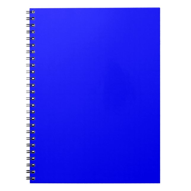 Carnet Concepteur Customisé couleur bleue (Devant)