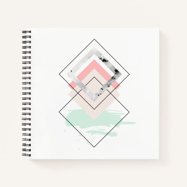 Carnet Conception abstraite géométrique (Devant)